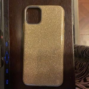 Gold Glitter IPhone 11 Max Pro Case